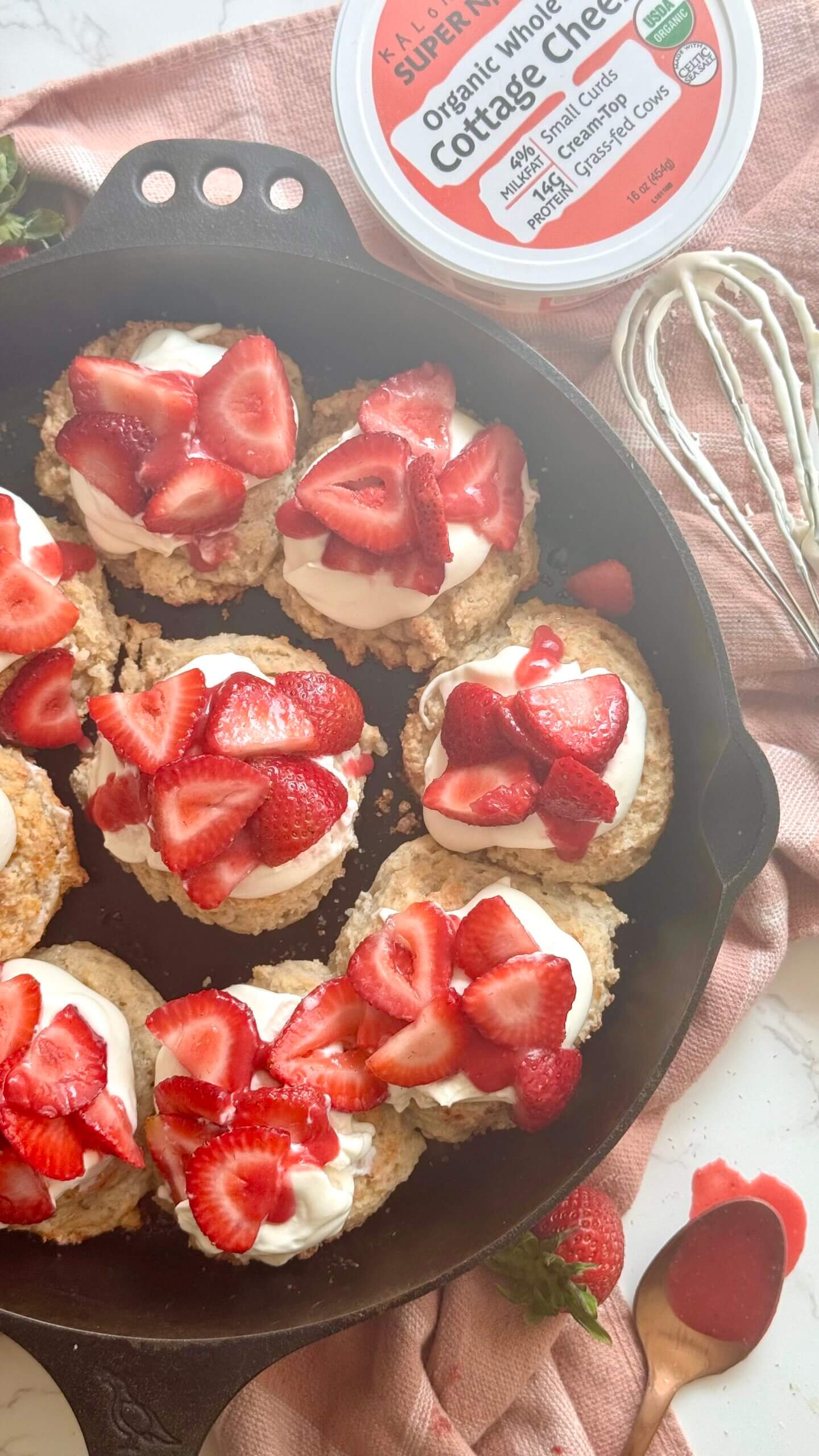 A Fresh Twist: The Ultimate Cottage Cheese Strawberry Shortcake