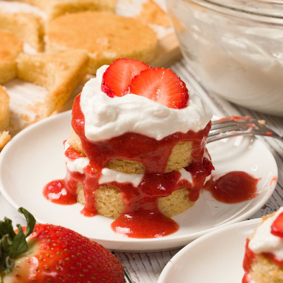 Indulge Guilt-Free: High-Protein Cottage Cheese Strawberry Shortcake